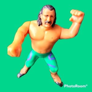 1990 Titan Sports Jake the Snake Roberts Wrestling Figure WWE WWF
